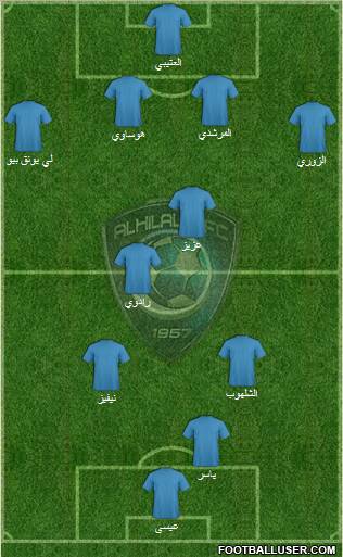 Al-Hilal (KSA) Formation 2010