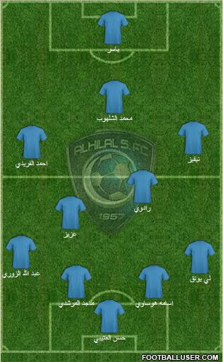 Al-Hilal (KSA) Formation 2010