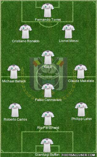 RSC Anderlecht Formation 2010