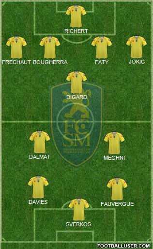 FC Sochaux-Montbéliard Formation 2010