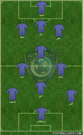 Al-Hilal (KSA) Formation 2010