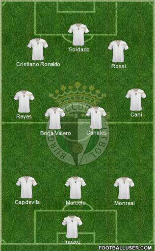 Burgos C.F., S.A.D. Formation 2010