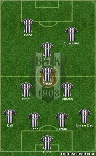 Besiktas JK Formation 2010