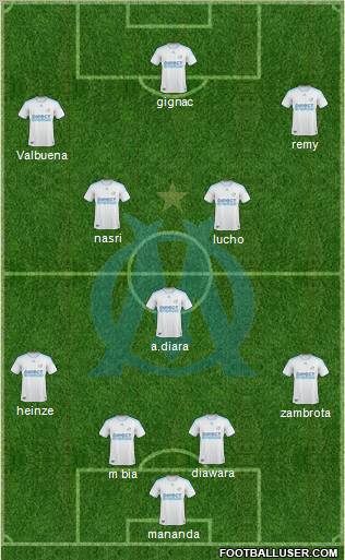 Olympique de Marseille Formation 2010