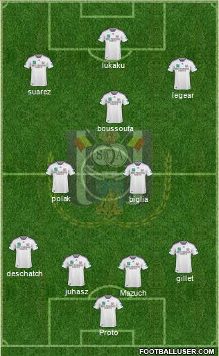 RSC Anderlecht Formation 2010