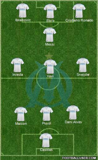 Olympique de Marseille Formation 2010