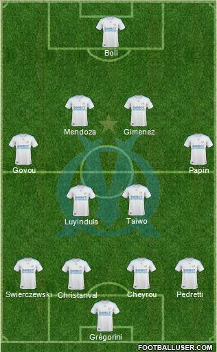 Olympique de Marseille Formation 2010