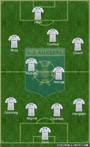 A.J. Auxerre Formation 2010