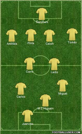 World Cup 2010 Team Formation 2010