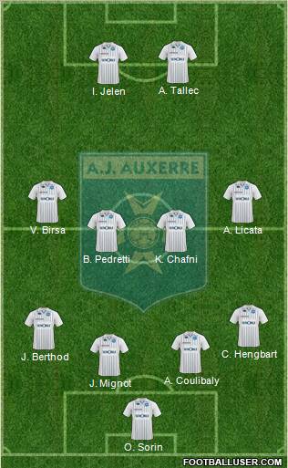 A.J. Auxerre Formation 2010