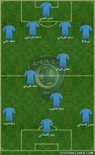 Al-Hilal (KSA) Formation 2010