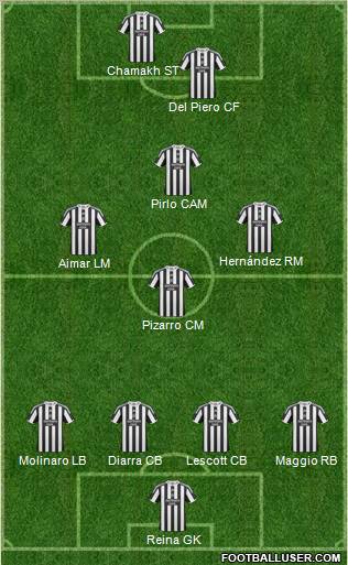 Newcastle United Formation 2010