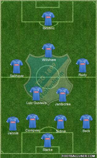 TSG 1899 Hoffenheim Formation 2010