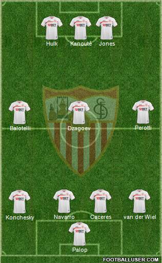 Sevilla F.C., S.A.D. Formation 2010