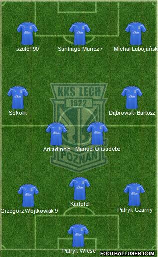 Lech Poznan Formation 2010