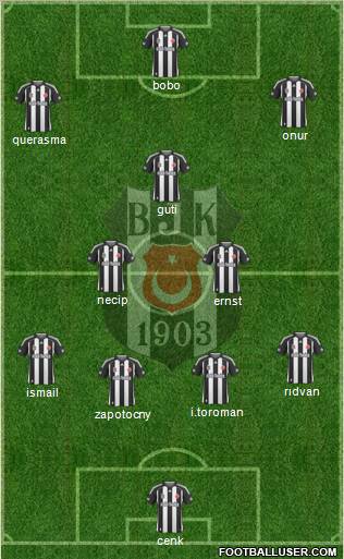 Besiktas JK Formation 2010