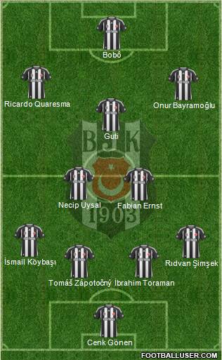 Besiktas JK Formation 2010