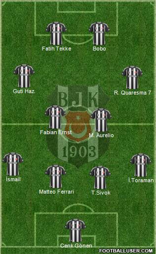 Besiktas JK Formation 2010