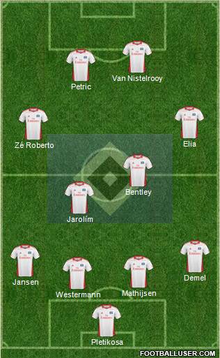 Hamburger SV Formation 2010