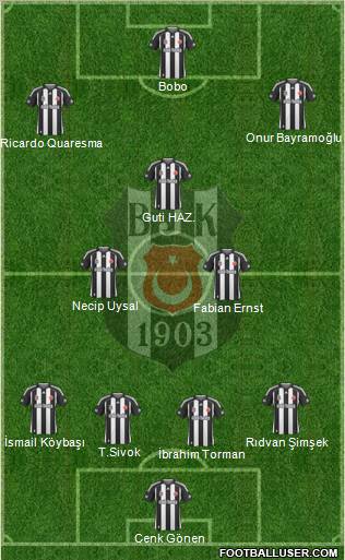 Besiktas JK Formation 2010