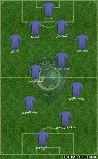 Al-Hilal (KSA) Formation 2010