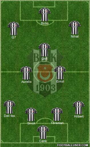 Besiktas JK Formation 2010