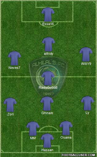 Al-Hilal (KSA) Formation 2010