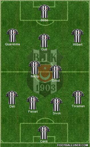 Besiktas JK Formation 2010