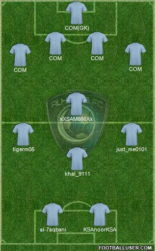 Al-Hilal (KSA) Formation 2010