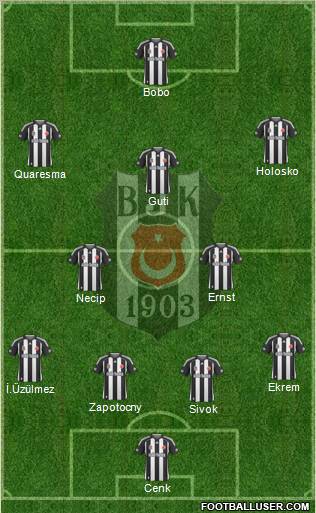 Besiktas JK Formation 2010