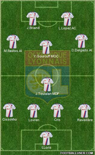 Olympique Lyonnais Formation 2010