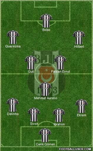 Besiktas JK Formation 2010