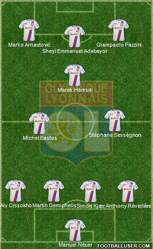 Olympique Lyonnais Formation 2010