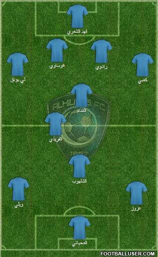 Al-Hilal (KSA) Formation 2010