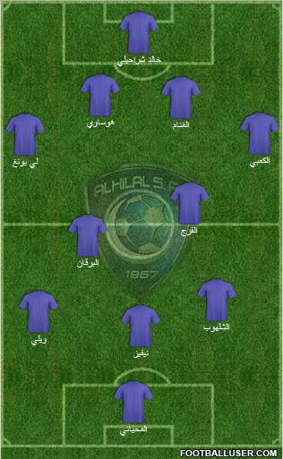 Al-Hilal (KSA) Formation 2010