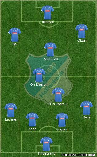 TSG 1899 Hoffenheim Formation 2010