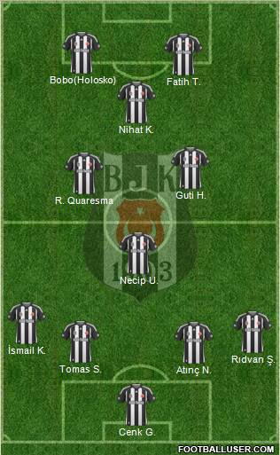 Besiktas JK Formation 2010