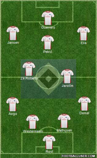 Hamburger SV Formation 2010