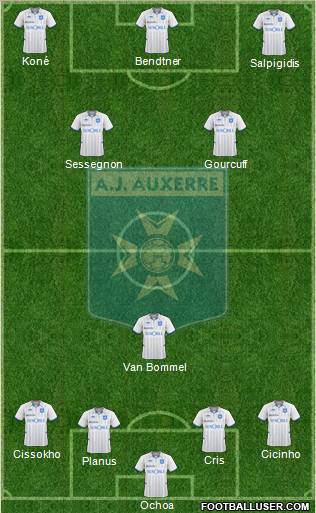 A.J. Auxerre Formation 2010