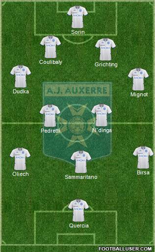 A.J. Auxerre Formation 2010