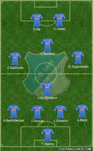 TSG 1899 Hoffenheim Formation 2010