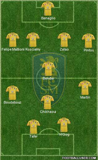 FC Sochaux-Montbéliard Formation 2010