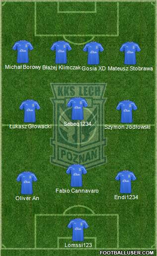 Lech Poznan Formation 2010