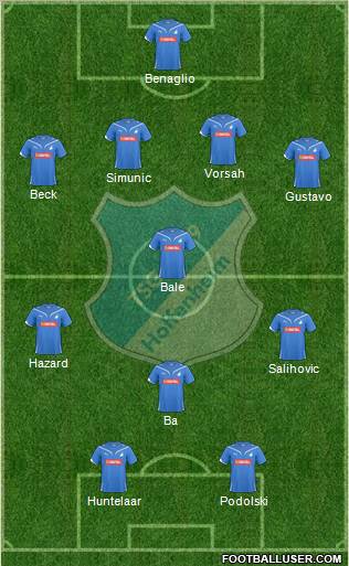 TSG 1899 Hoffenheim Formation 2010