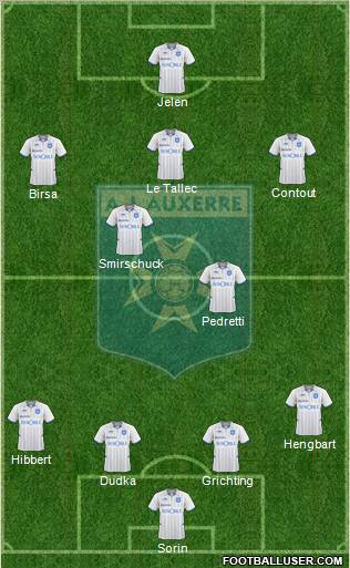 A.J. Auxerre Formation 2010