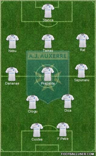 A.J. Auxerre Formation 2010