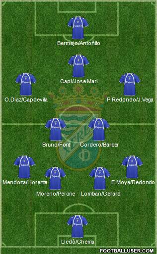 Xerez C.D., S.A.D. Formation 2010