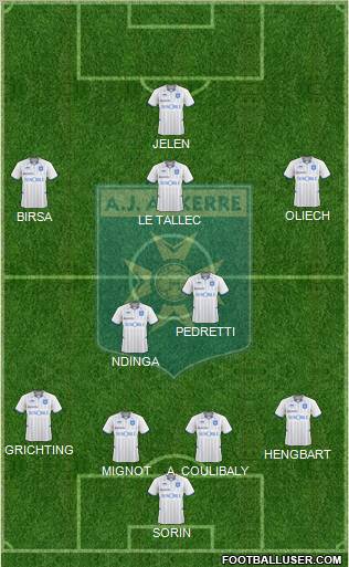 A.J. Auxerre Formation 2010