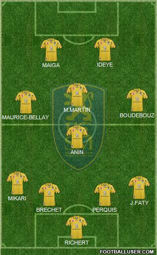 FC Sochaux-Montbéliard Formation 2010