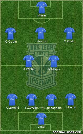 Lech Poznan Formation 2010